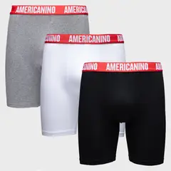 AMERICANINO - Pack De 3 Boxers Algodón Hombre