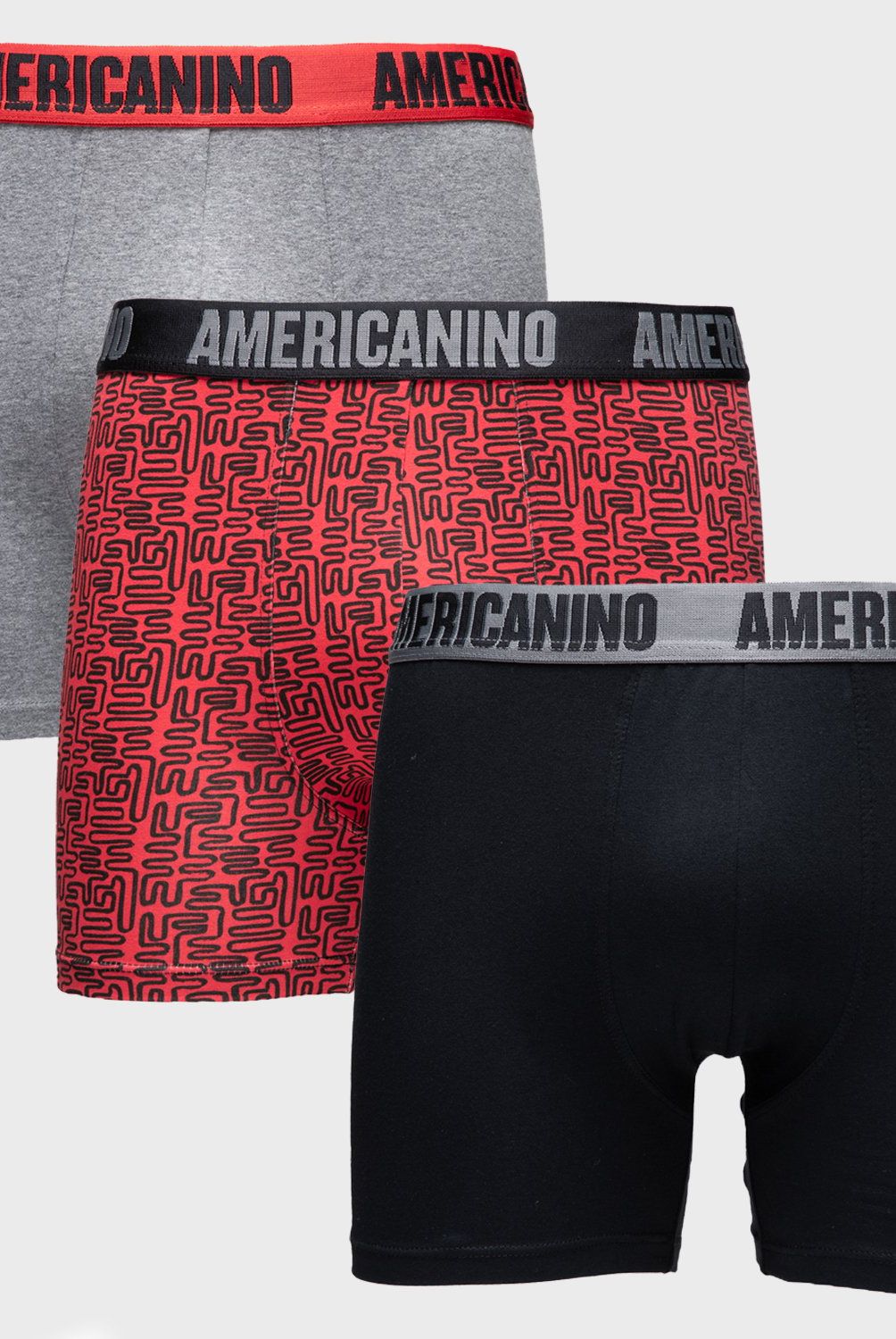 AMERICANINO - Pack De 3 Boxers Algodón Hombre Americanino