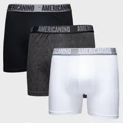 AMERICANINO - Pack De 3 Boxers Algodón Hombre