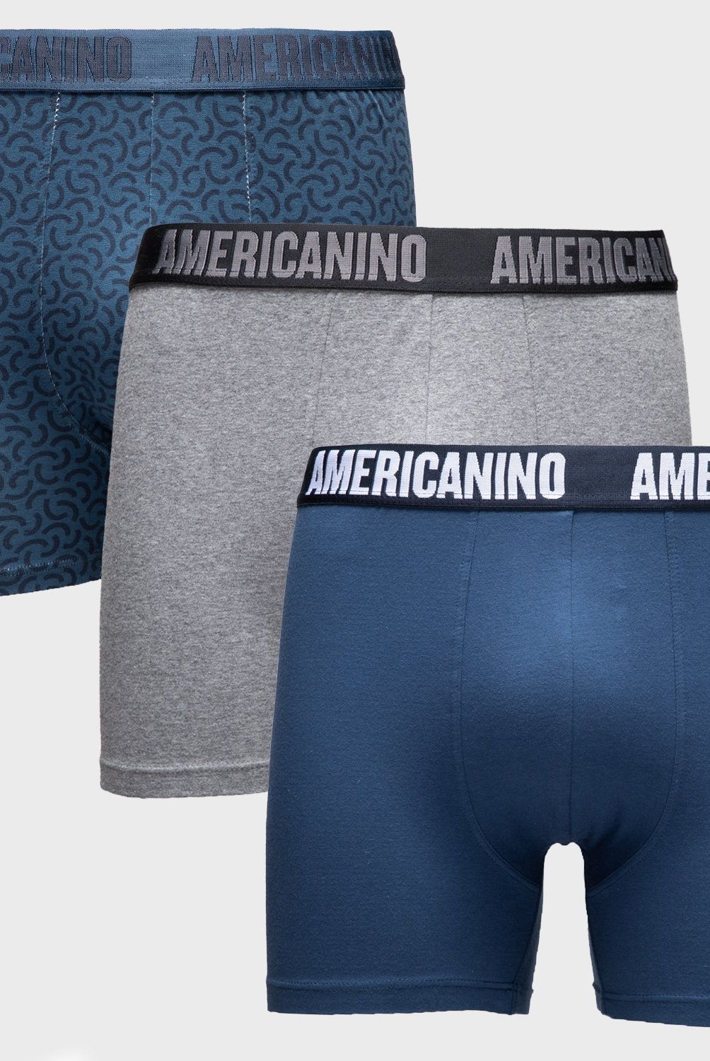 AMERICANINO - Pack De 3 Boxers Algodón Hombre Americanino