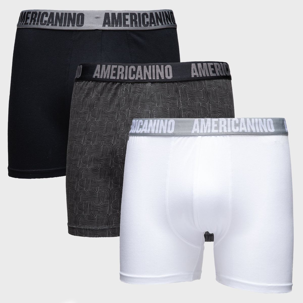AMERICANINO - Pack De 3 Boxers Algodón Hombre Americanino