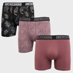AMERICANINO - Pack De 3 Boxers Algodón Hombre