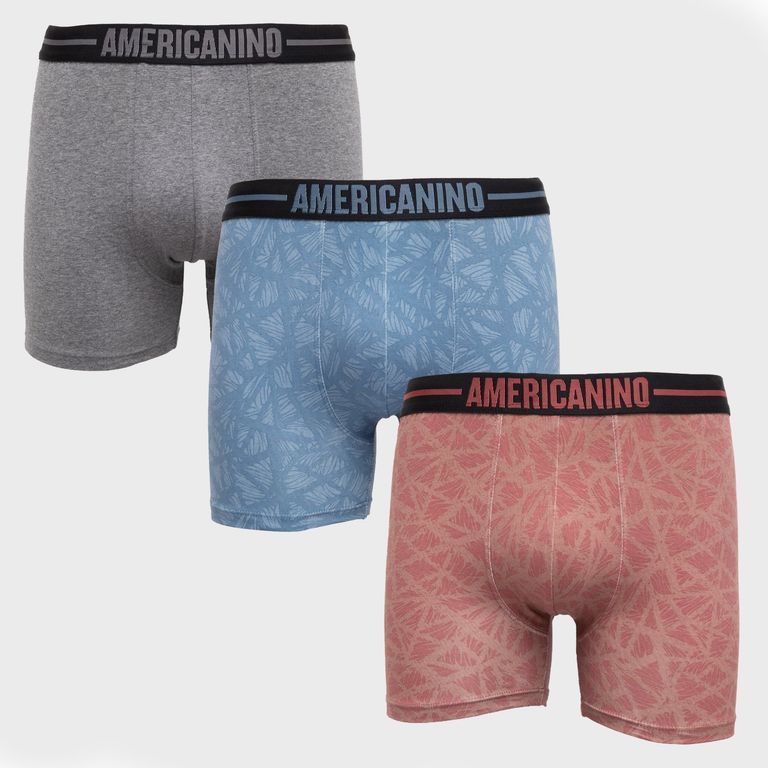 Pack De 3 Boxers Algodón Hombre