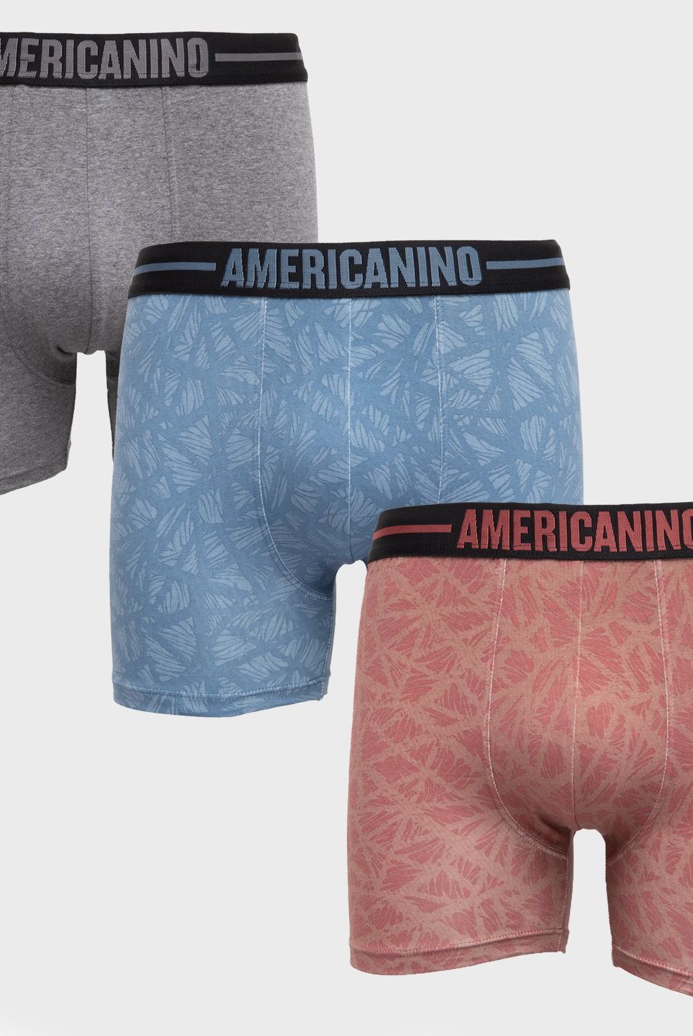 AMERICANINO - Pack De 3 Boxers Algodón Hombre Americanino