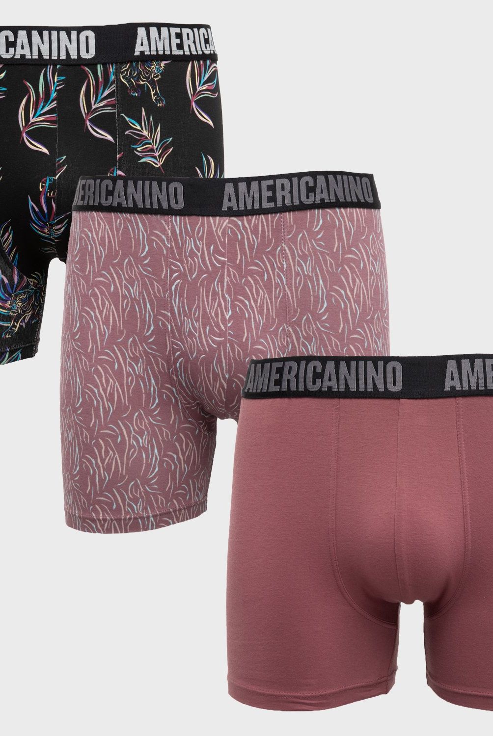 AMERICANINO - Pack De 3 Boxers Algodón Hombre Americanino
