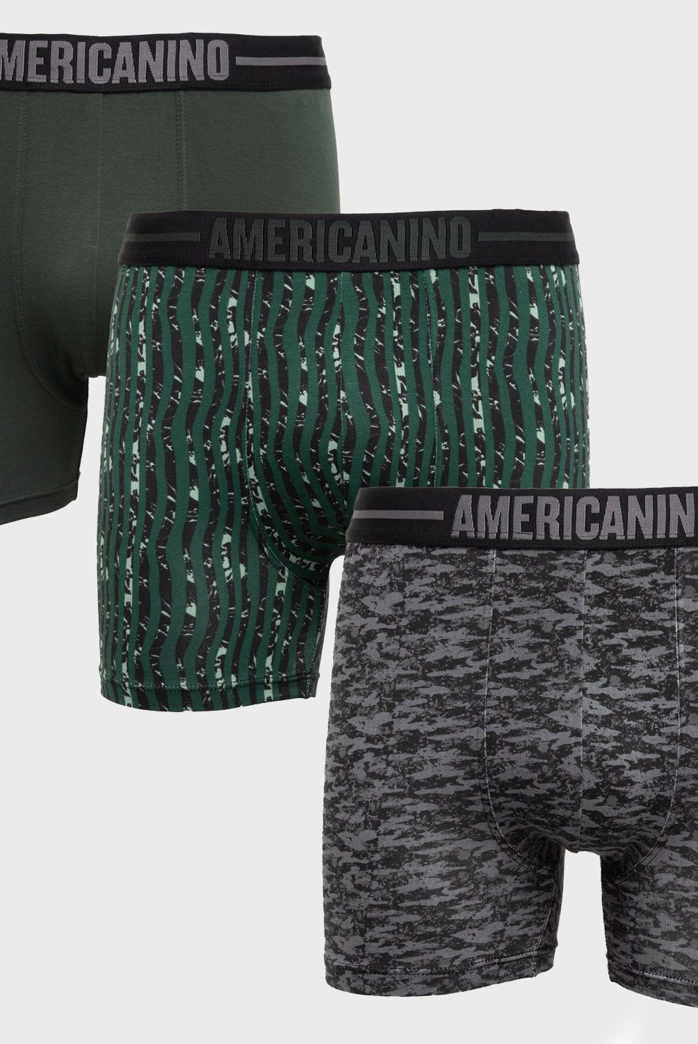 AMERICANINO - Pack De 3 Boxers Algodón Hombre Americanino