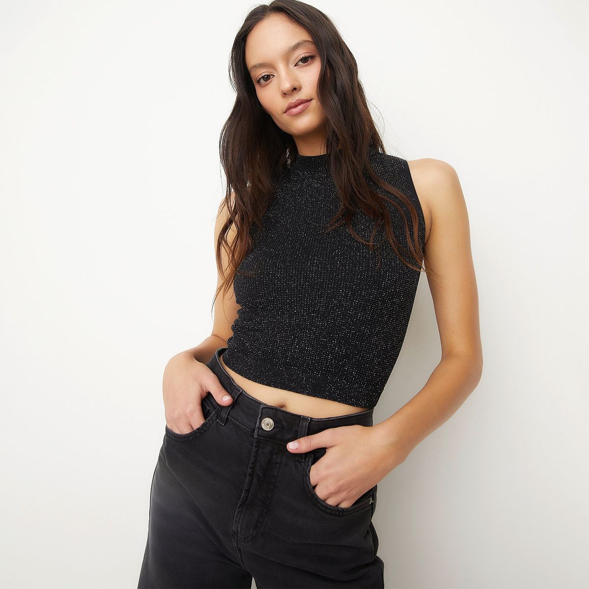 SYBILLA - Polera Sin Mangas Mujer Sybilla Poliamida Casual