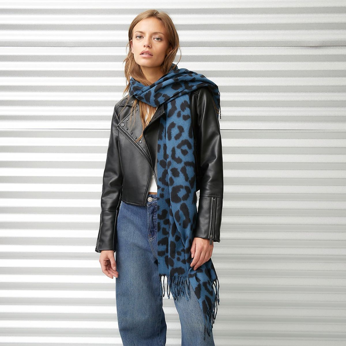 AMERICANINO - Bufanda Mujer Americanino Animal Print Sintética