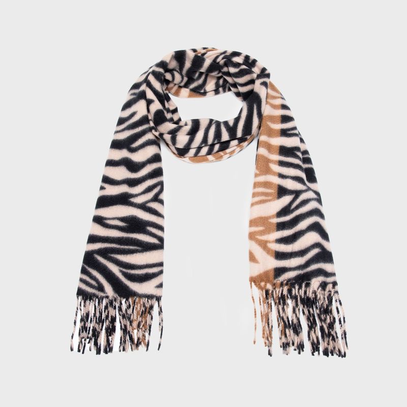 AMERICANINO - Bufanda Americanino Estampada Mujer Suave Y Cómoda