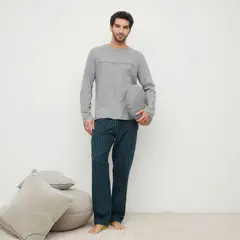 BENETTON - Pijama Largo Algodón Hombre