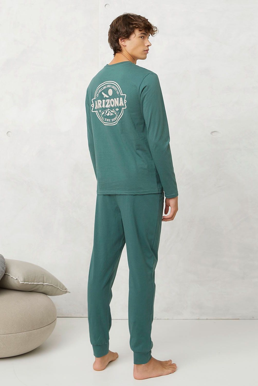 BEARCLIFF - Pijama Manga Larga Algodón Hombre Bearcliff