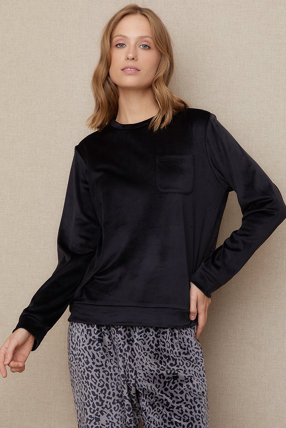 BLU - Polera de Pijama Mujer Blu