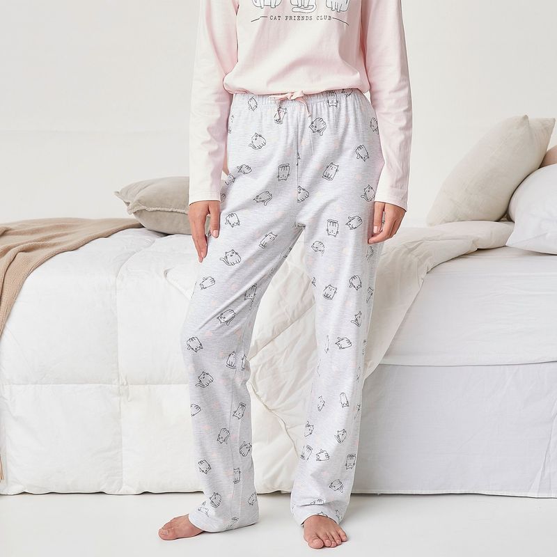 SYBILLA - Pantalón de Pijama Sybilla Algodón Estampado Mujer