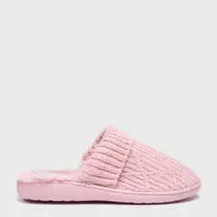 SYBILLA - Pantuflas Textil Interior Suave Mujer Rosado