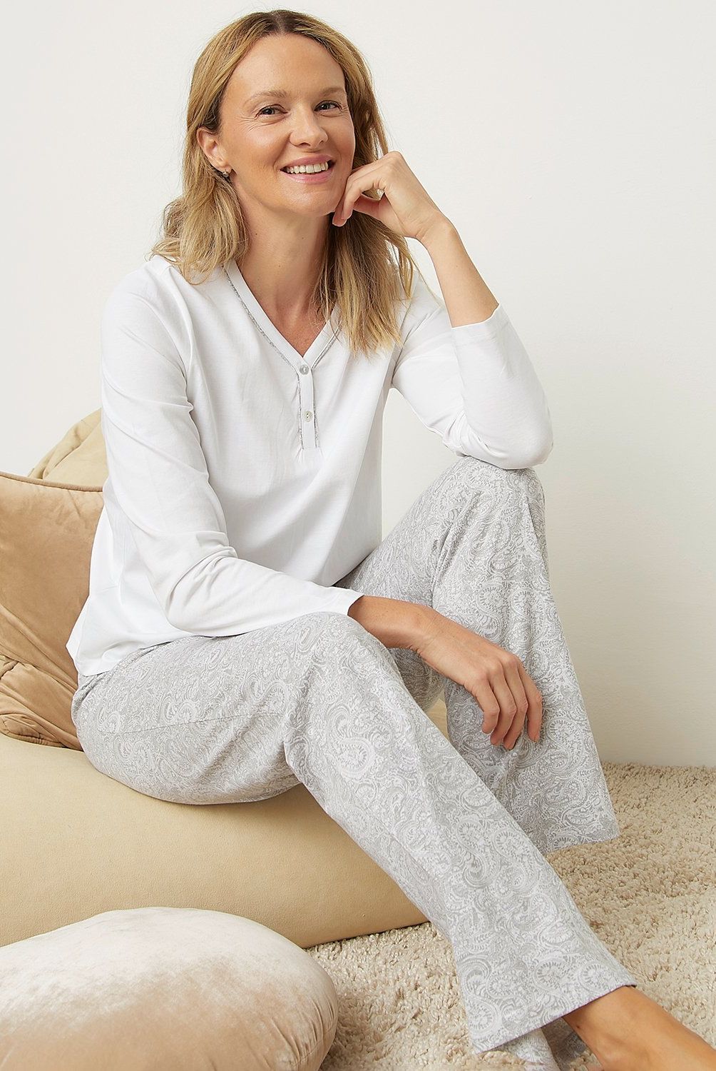 S COCCI - Pijama Mujer S Cocci Algodón Manga Larga