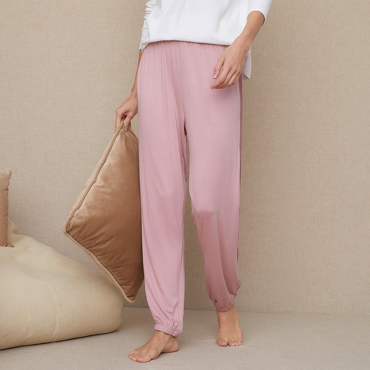 BLU - Pantalón de Pijama Mujer Blu