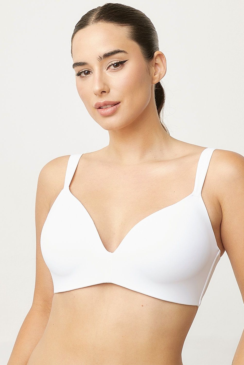 BLU - Sost�n Microfibra Liso Sin Copa Mujer