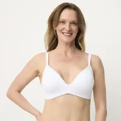 BLU - Sostén Microfibra Liso Sin Copa Mujer
