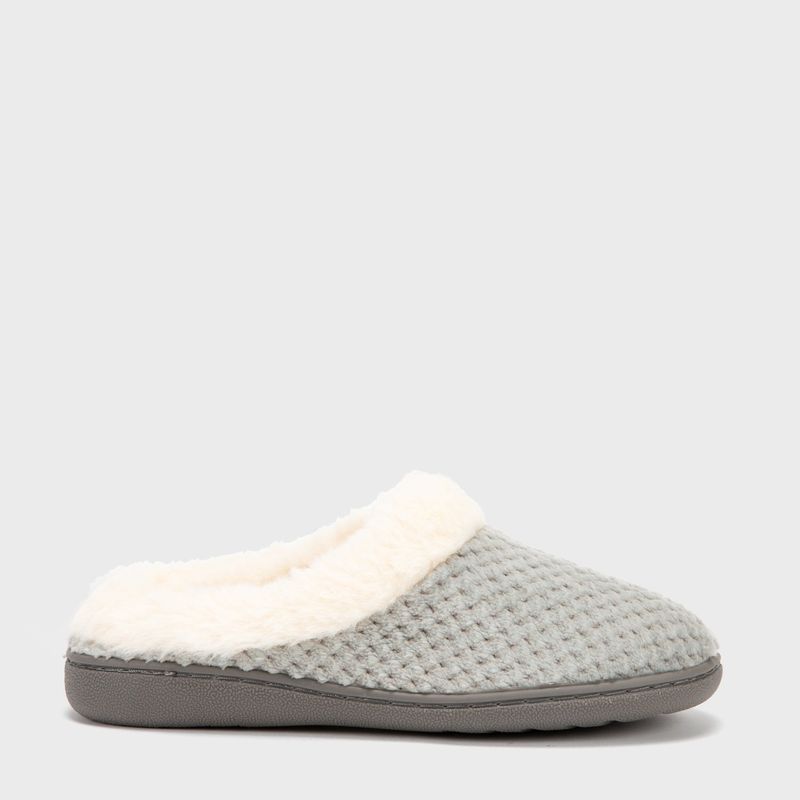 S COCCI - Pantuflas S Cocci Plataforma Felpa Mujer Gris