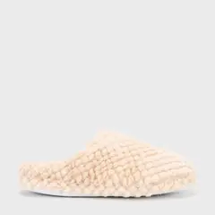 BLU - Pantuflas Zuecos de Felpa Mujer