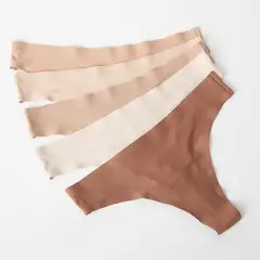 BLU - Pack De 5 Calzones Colaless Microfibra Mujer