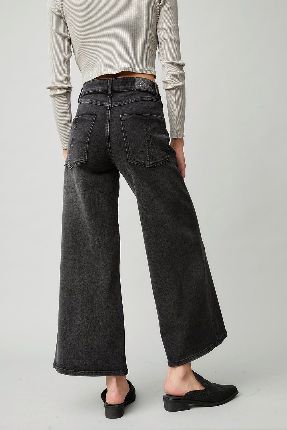 AMERICANINO - Jeans Wide Leg&nbsp;Tiro Alto Mujer Americanino