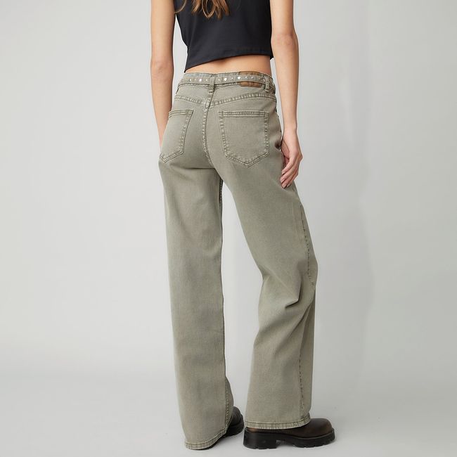 AMERICANINO - Jeans Tito Alto Americanino Wide Leg Algodón Mujer