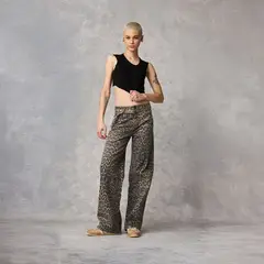 AMERICANINO - Jeans Wide Leg Tiro Alto Mujer