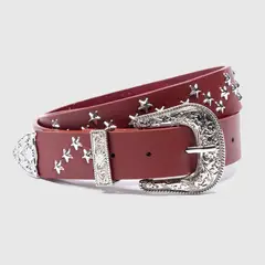 SYBILLA - Cinturón Casual Mujer con Estrellas