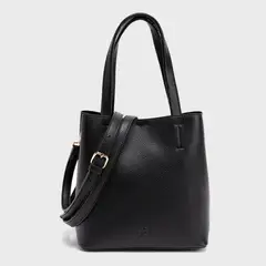 BASEMENT - Bolso Bandolera Mujer Cuero Diseño Liso