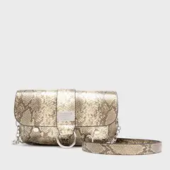 AMERICANINO - Cartera Bandolera Mujer Cierre y Broche Animal Print