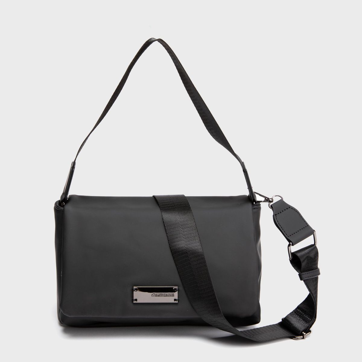 AMERICANINO - Bandolera Americanino Mujer Diseño Liso Negra