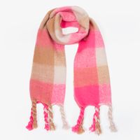 Bufanda Mujer Sintético Diseño a Cuadros