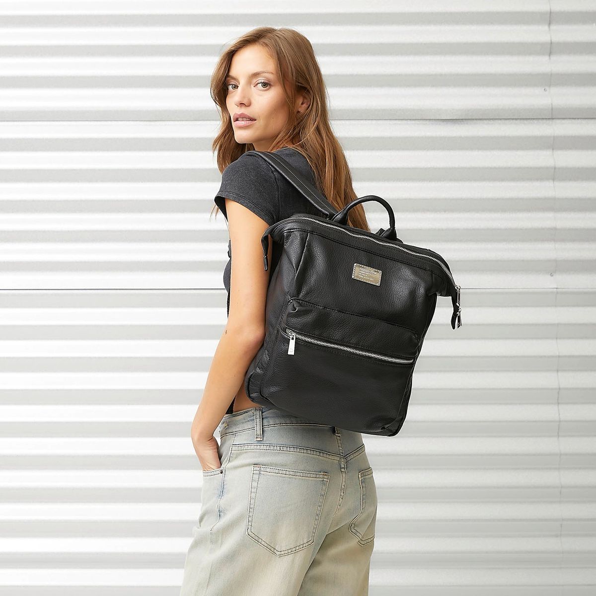 AMERICANINO - Mochila Mujer Americanino Estilo Mochila Cuero Sintético