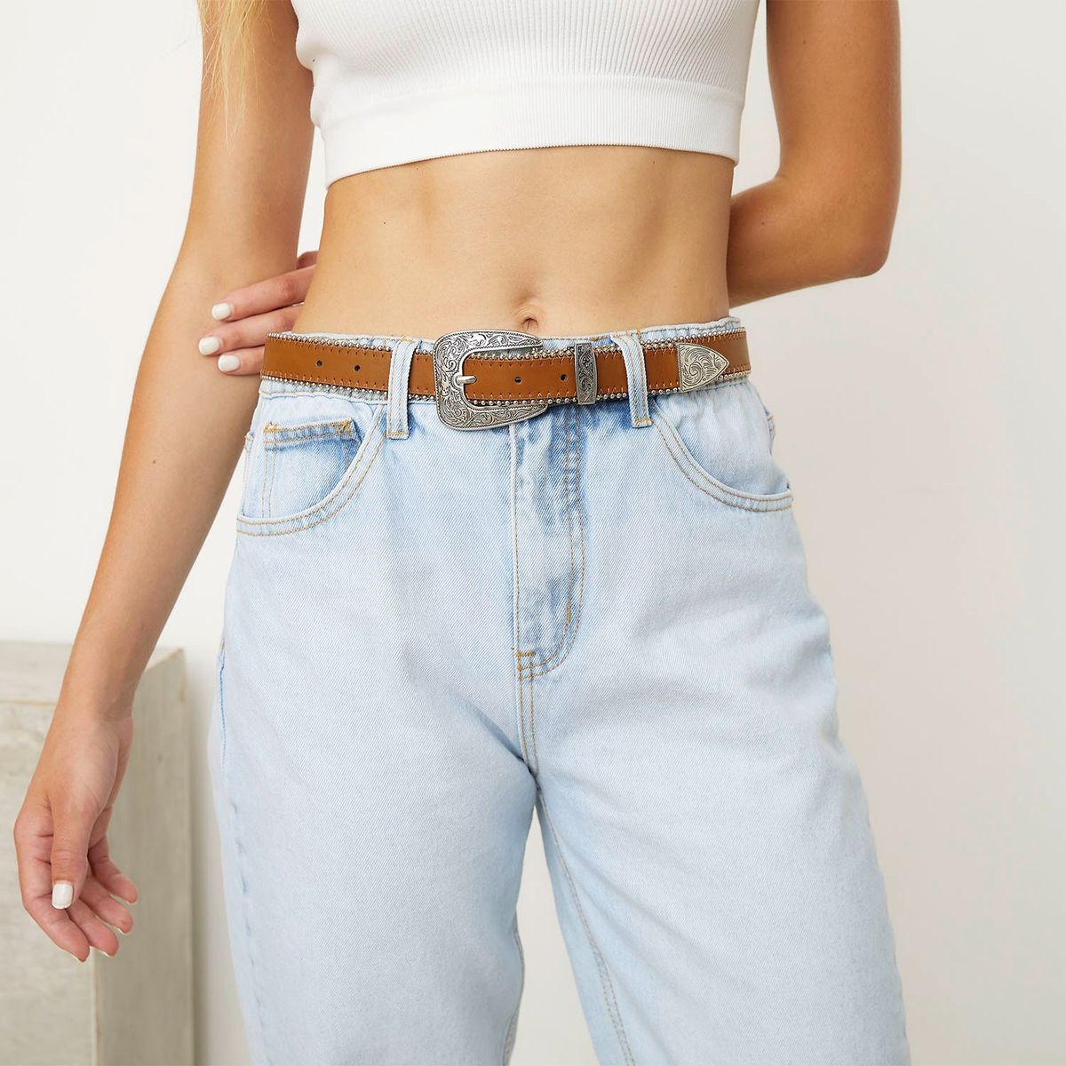 SYBILLA - Cinturón Sybilla Casual Mujer con Detalles