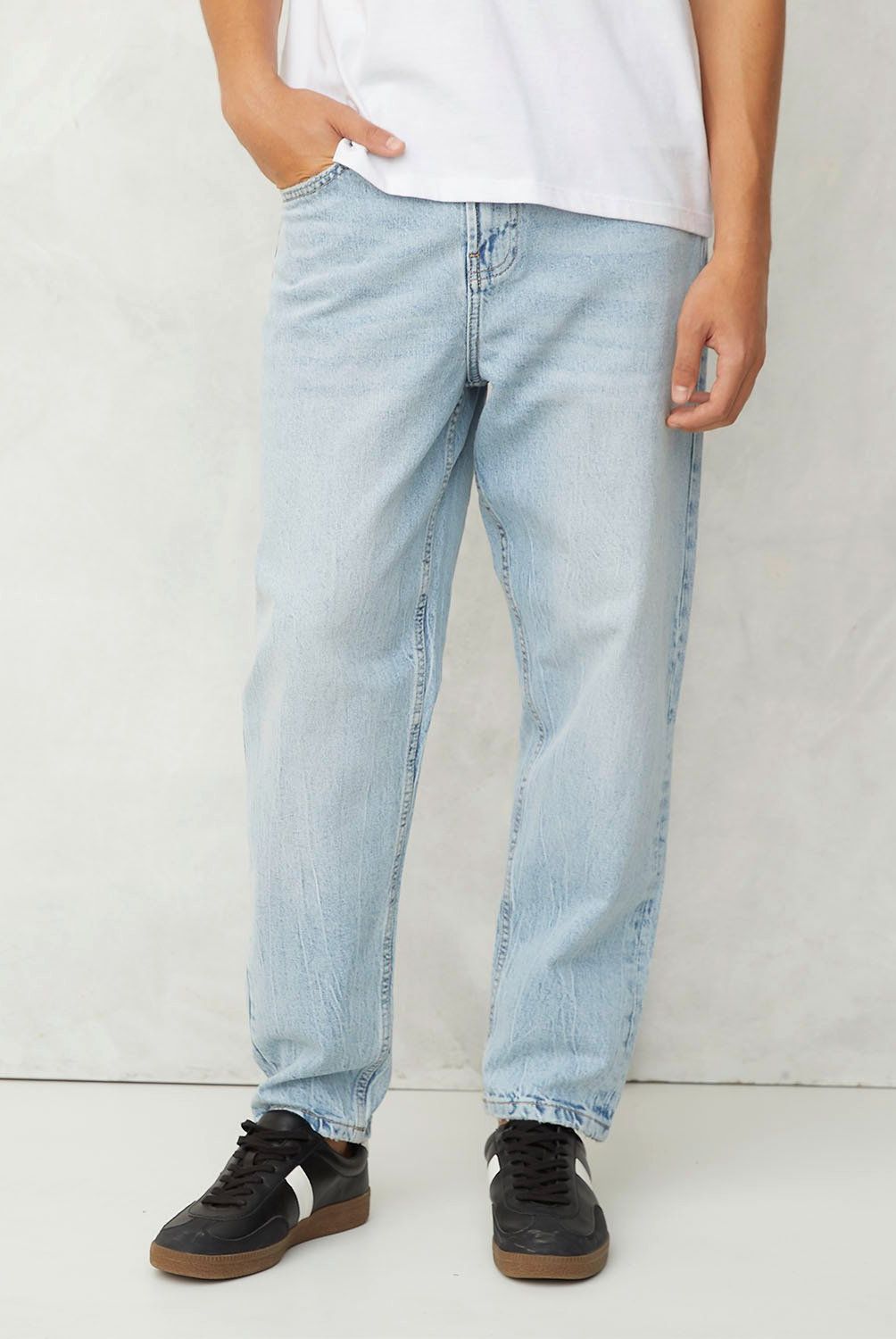 BEARCLIFF - Jeans Bearcliff Tapered Fit Hombre Algodón Estilo Casual