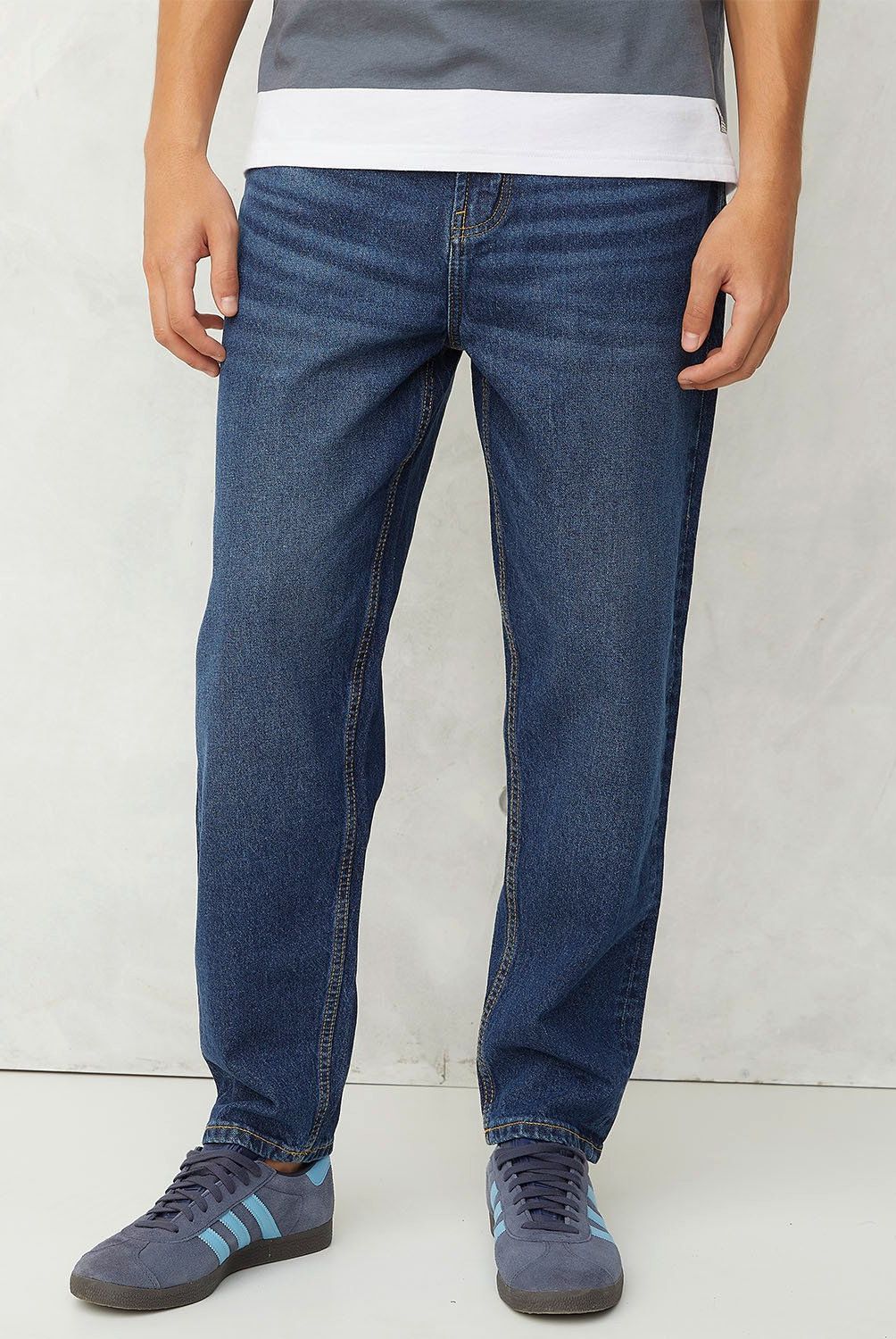BEARCLIFF - Jeans Bearcliff Tapered Fit Hombre Algodón Estilo Casual