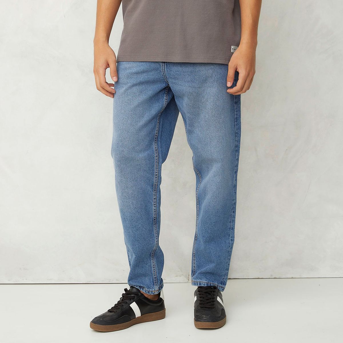 BEARCLIFF - Jeans Bearcliff Tapered Fit Hombre Algodón Estilo Casual