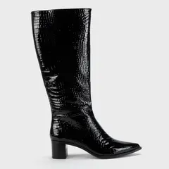 BASEMENT - Bota Mujer Negro