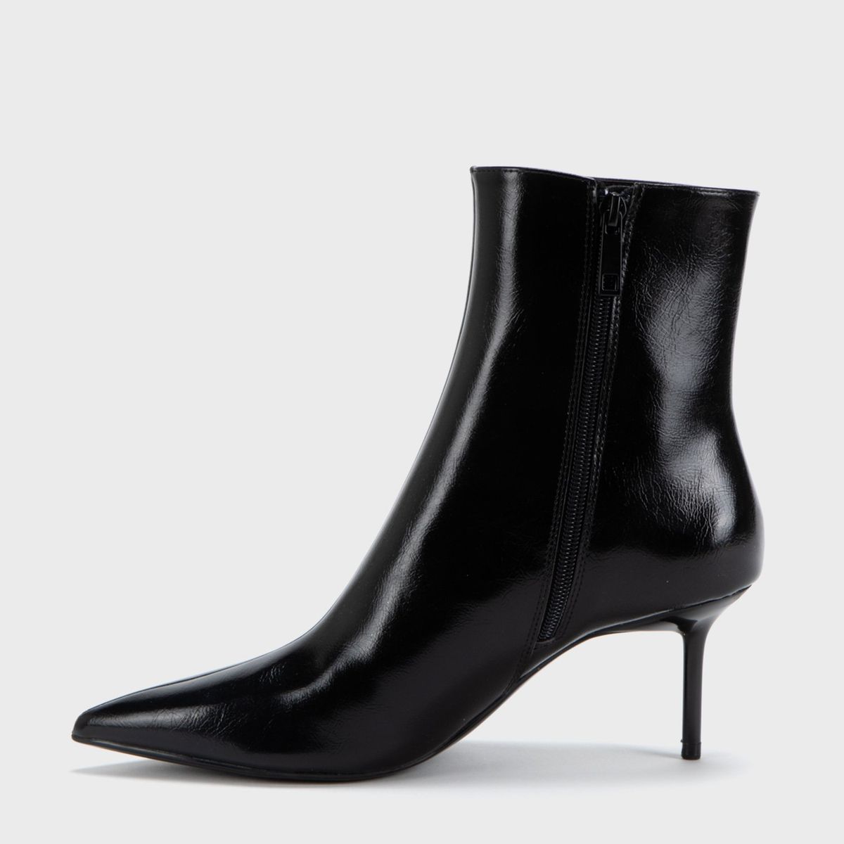 BASEMENT - Botín Kitten Heel Mujer Negro Basement