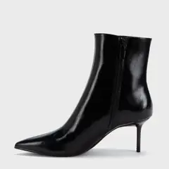 BASEMENT - Botín Kitten Heel Mujer Negro