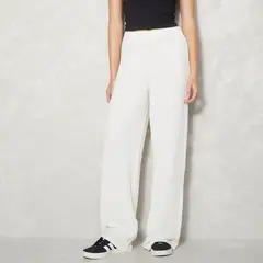 SYBILLA - Pantalón Tiro Medio Mujer Wide Leg