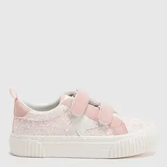 YAMP - Zapatillas SP Plastar Niña con Velcro Rosadas