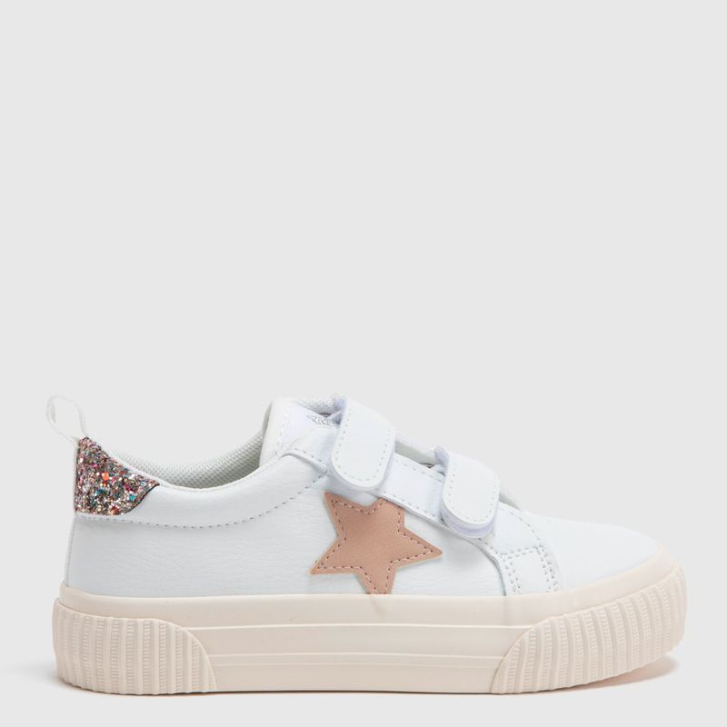 YAMP - Zapatillas Escolares Yamp Niña Blanco