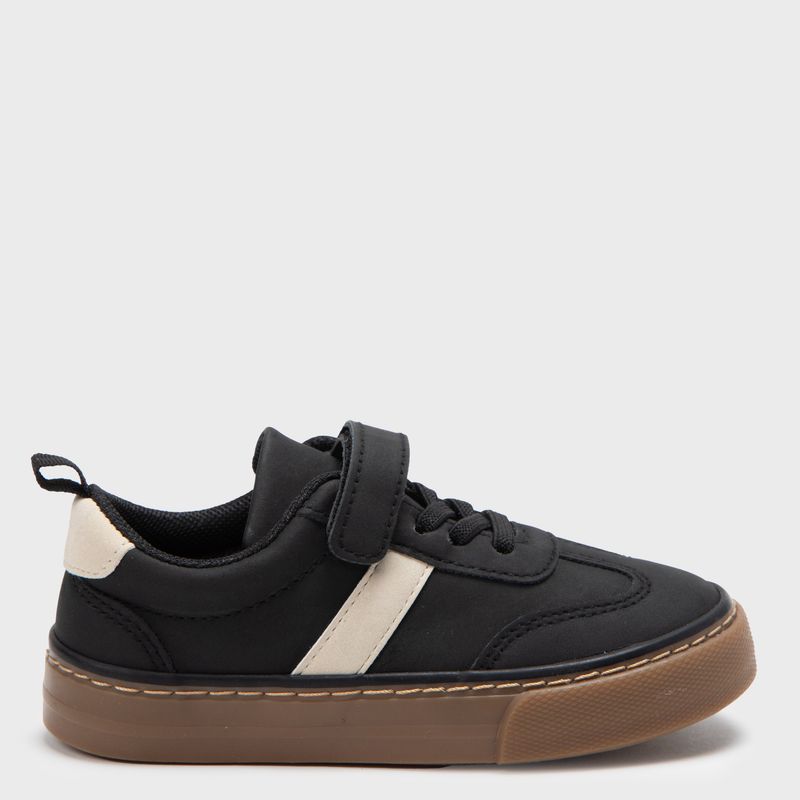 YAMP - Sp Skate Zapatilla Urbana Niño Negro (22 a 26) Yamp