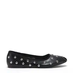 BASEMENT - Ballerina Mujer Con Tachas Negras