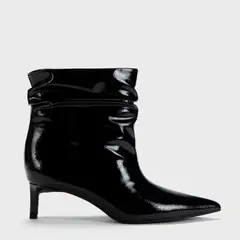 BASEMENT - Botines Mujer Taybo Sintético Taco Cónico Negro