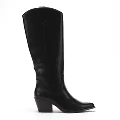 BASEMENT - Bota Mujer Negro