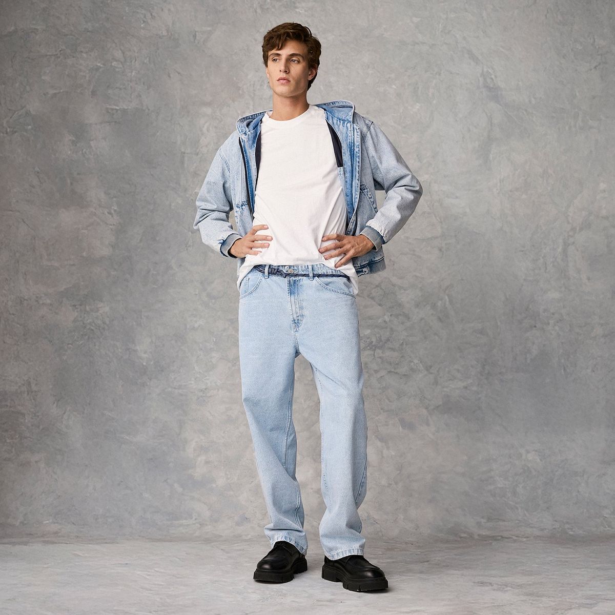 AMERICANINO - Jeans Baggy Americanino Casual Hombre Algodón