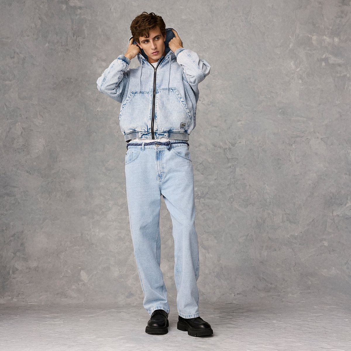 AMERICANINO - Jeans Baggy Americanino Casual Hombre Algodón